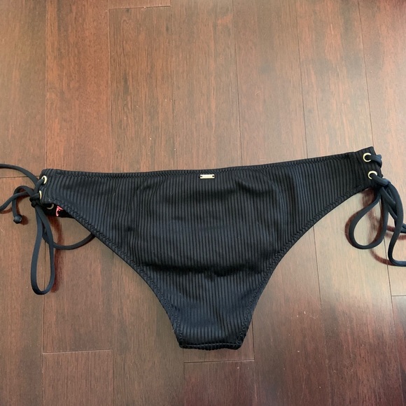 VS Pink Mini Cheekster Ribbed Bikini Bottoms - Picture 2 of 4